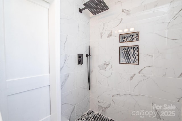 678 Wagner St, Troutman, NC 28166 - bathroom featuring a tile shower