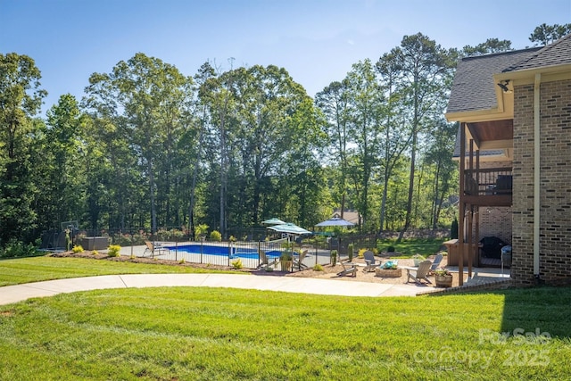 2545 10th Street Ct NE, Hickory, NC 28601 - view of pool with a patio area and a grill