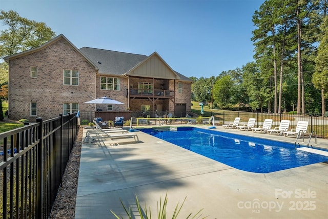 2545 10th Street Ct NE, Hickory, NC 28601 - view of swimming pool with a patio area