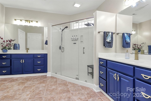 514 Bethel School Rd, Clover, SC 29710 - full bathroom with vanity and a shower stall