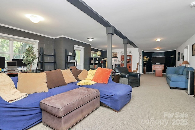 514 Bethel School Rd, Clover, SC 29710 - carpeted living area featuring a desk