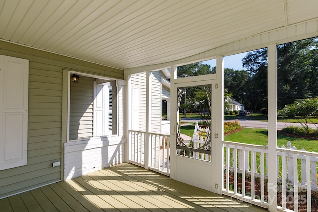 221 Kings Mountain St, Clover, SC 29710 - unfurnished sunroom featuring plenty of natural light