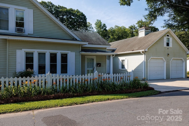 221 Kings Mountain St, Clover, SC 29710 - view of front of home featuring driveway and a chimney