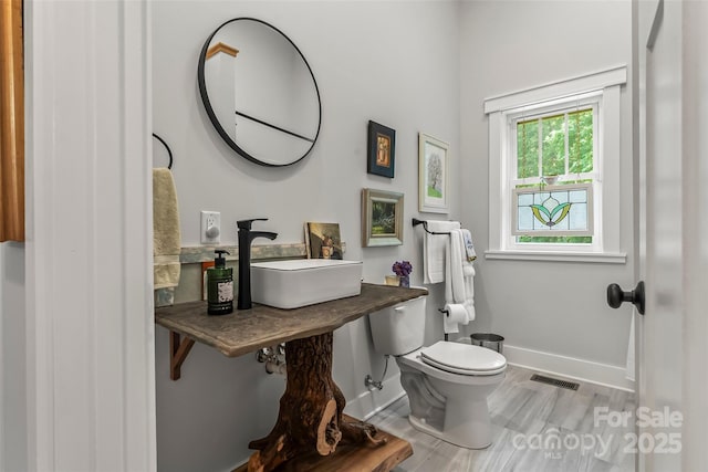 5283 Mount Olive Church Rd, Morganton, NC 28655 - half bathroom featuring baseboards and toilet