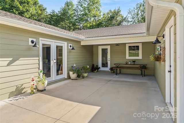 5283 Mount Olive Church Rd, Morganton, NC 28655 - view of patio / terrace featuring french doors