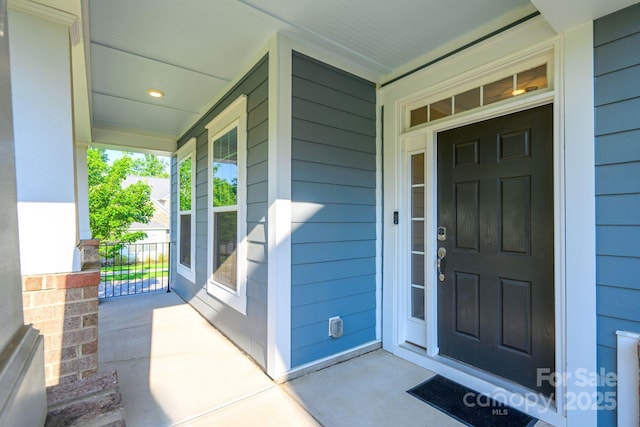 17203 Summers Walk Blvd, Davidson, NC 28036 - doorway to property with covered porch