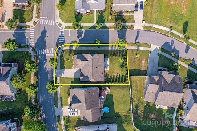 17203 Summers Walk Blvd, Davidson, NC 28036 - aerial view of residential area with property boundaries highlighted