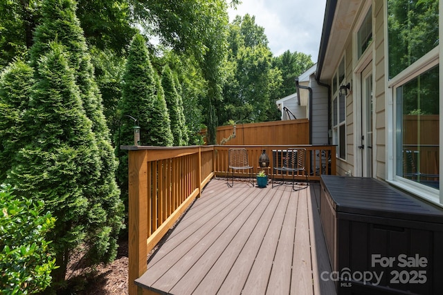 5907 Barrowlands Ct, Charlotte, NC 28210 - view of wooden deck