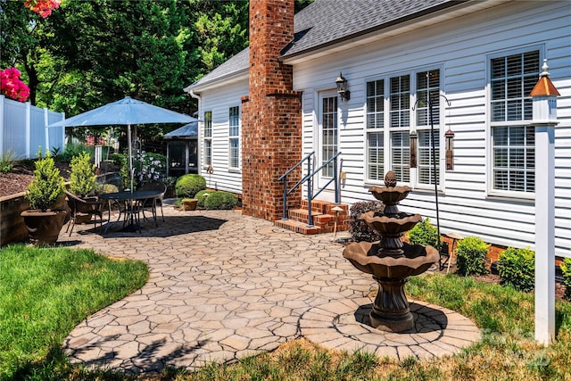 2218 Wednesbury Ct, Kannapolis, NC 28083 - view of patio / terrace featuring entry steps