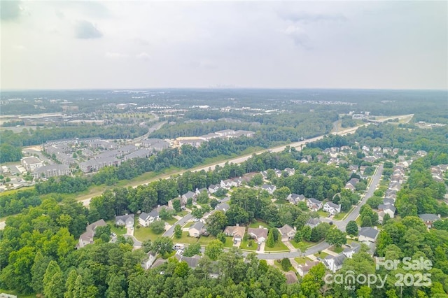 9910 Sandman Ln, Charlotte, NC 28216 - aerial view of property's location with nearby suburban area