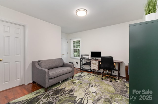3106 Windstream Ct, Charlotte, NC 28210 - home office featuring wood finished floors
