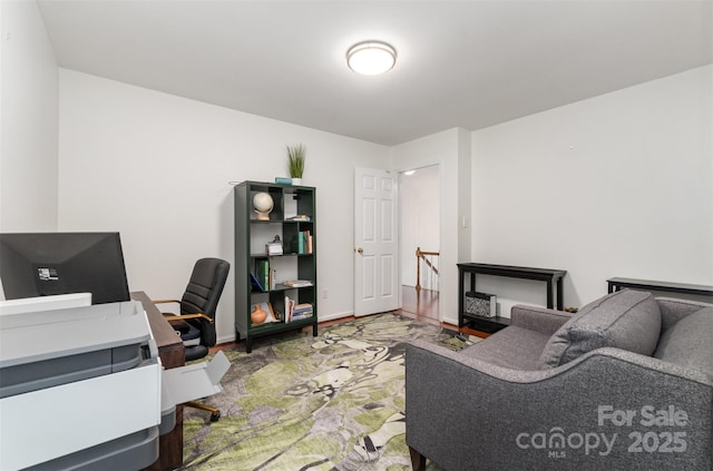3106 Windstream Ct, Charlotte, NC 28210 - office area featuring baseboards