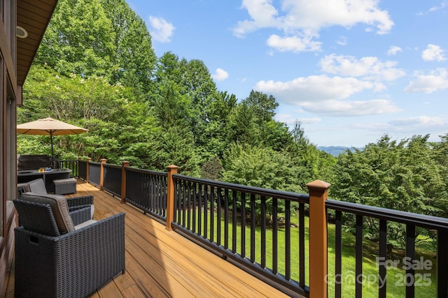 266 Lost Mine Trl Unit 602, Brevard, NC 28712 - view of deck