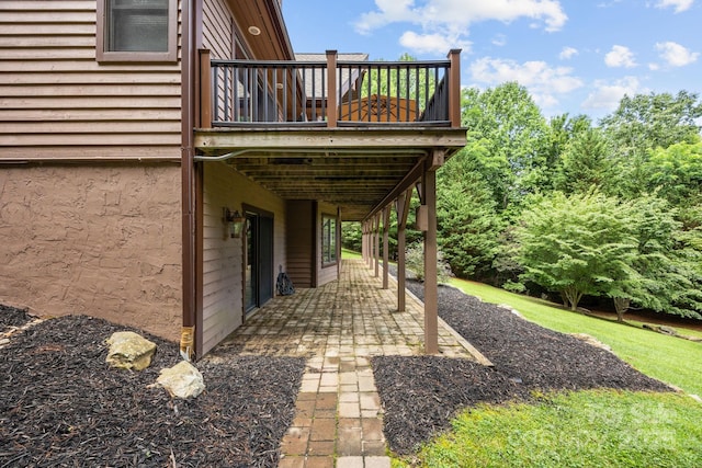 266 Lost Mine Trl Unit 602, Brevard, NC 28712 - view of patio featuring a wooden deck