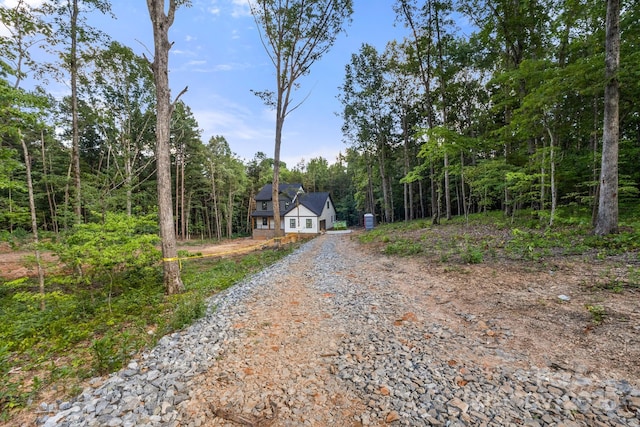 4641 Yellow Poplar Ln, Concord, NC 28025 - view of dirt / gravel road featuring a wooded view