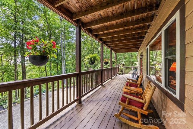 747 Bear Cove Cir, Bryson City, NC 28713 - view of deck