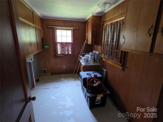 7335 US Highway 52, Salisbury, NC 28146 - laundry area with wooden walls and baseboards