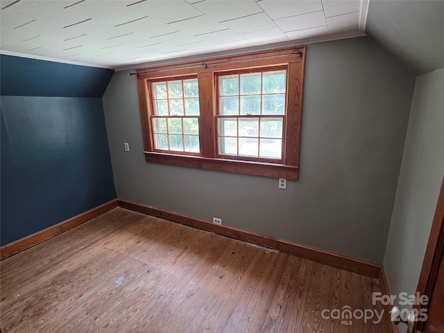 7335 US Highway 52, Salisbury, NC 28146 - bonus room with vaulted ceiling, hardwood / wood-style floors, and healthy amount of natural light