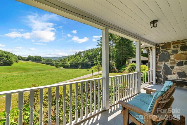 5215 Double Island Rd, Green Mountain, NC 28740 - view of porch