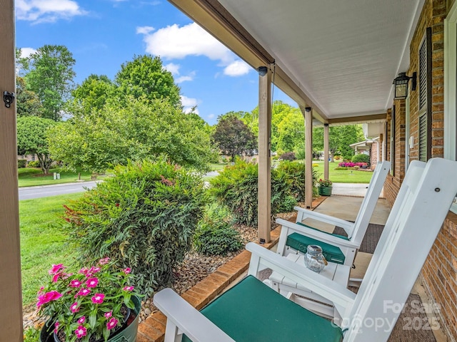 313 Resada Dr, Brevard, NC 28712 - porch with a yard