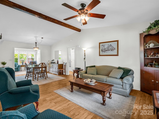 313 Resada Dr, Brevard, NC 28712 - living room with ceiling fan and wood finished floors