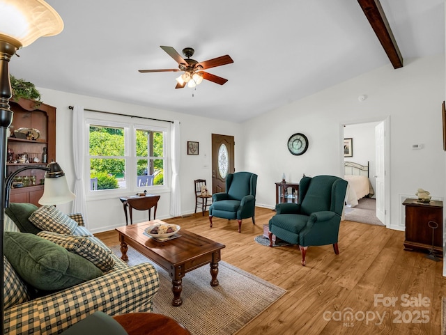 313 Resada Dr, Brevard, NC 28712 - living room with ceiling fan and light wood finished floors