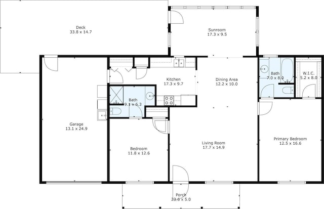 313 Resada Dr, Brevard, NC 28712 - view of property floor plan