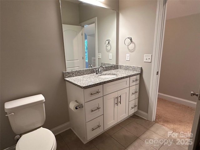 2261 Moss Haven Ln, Denver, NC 28037 - bathroom featuring vanity and tile patterned floors