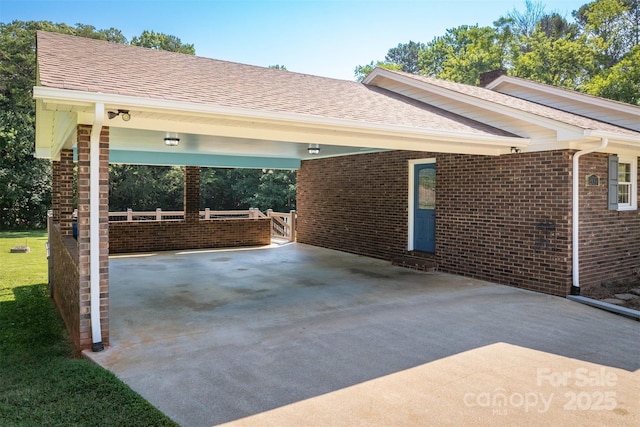 207 Valdese Dr, Morganton, NC 28655 - view of patio / terrace featuring driveway