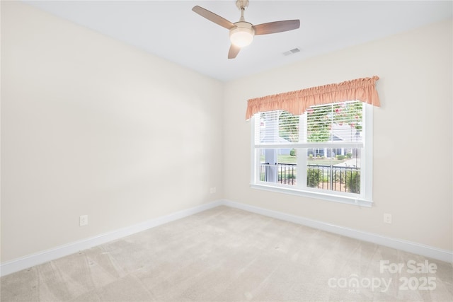 135 Valleymist Ln, Mooresville, NC 28117 - carpeted empty room with baseboards and ceiling fan