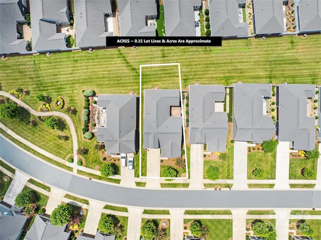 135 Valleymist Ln, Mooresville, NC 28117 - aerial perspective of suburban area with property parcel outlined