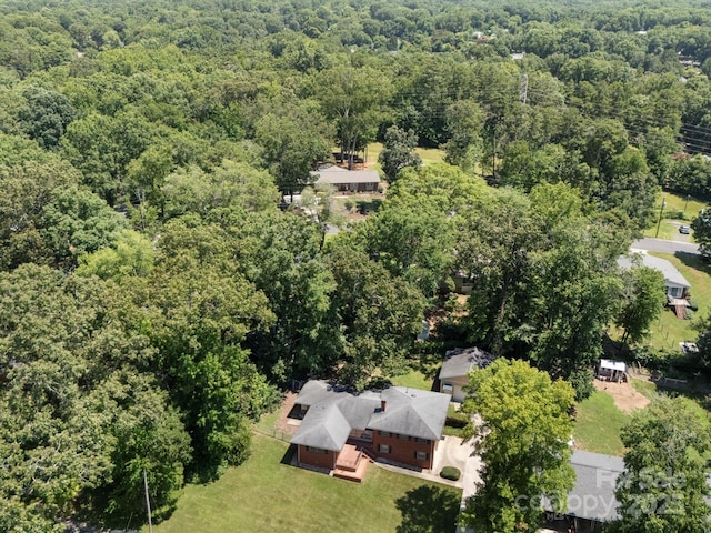 312 Garrison Dr, Albemarle, NC 28001 - aerial view of a heavily wooded area