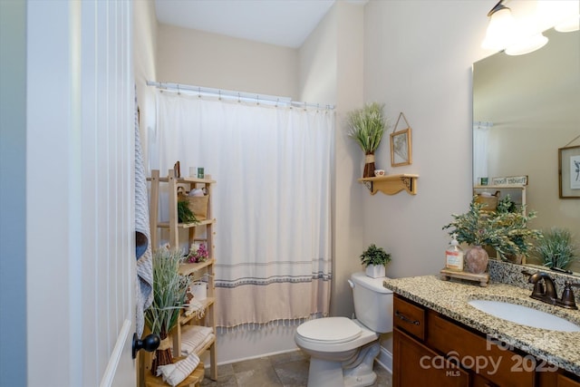 9122 Carneros Creek Rd Unit 25, Charlotte, NC 28214 - bathroom with toilet and vanity