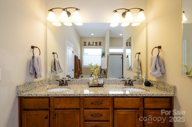 9122 Carneros Creek Rd Unit 25, Charlotte, NC 28214 - bathroom with double vanity