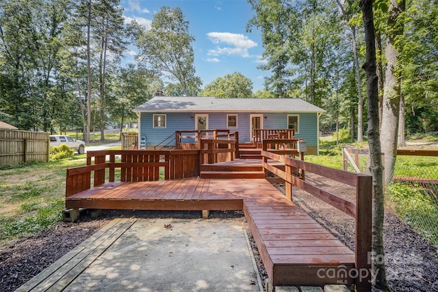 256 Timberland Loop, Mooresville, NC 28115 - rear view of house with a deck
