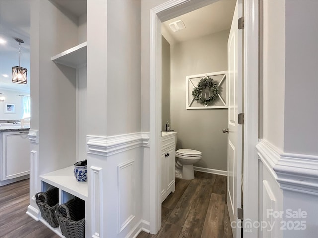 1024 Laggan Ln Unit 255, Indian Trail, NC 28079 - mudroom with dark wood-style flooring and baseboards