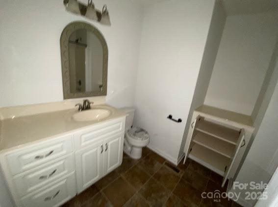 104 Edison St, Kings Mountain, NC 28086 - bathroom with vanity and toilet
