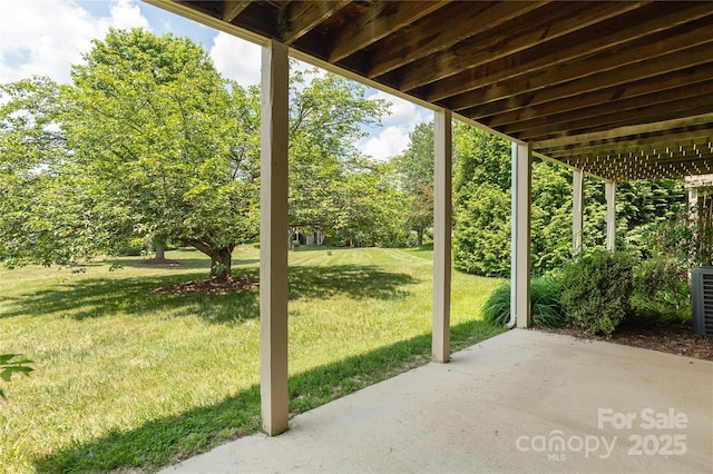 1105 Citation Cir, Hendersonville, NC 28739 - view of patio / terrace featuring view of scattered trees