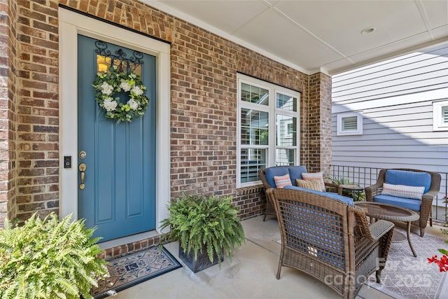 4928 Providence Country Club Dr, Charlotte, NC 28277 - view of exterior entry with brick siding and covered porch
