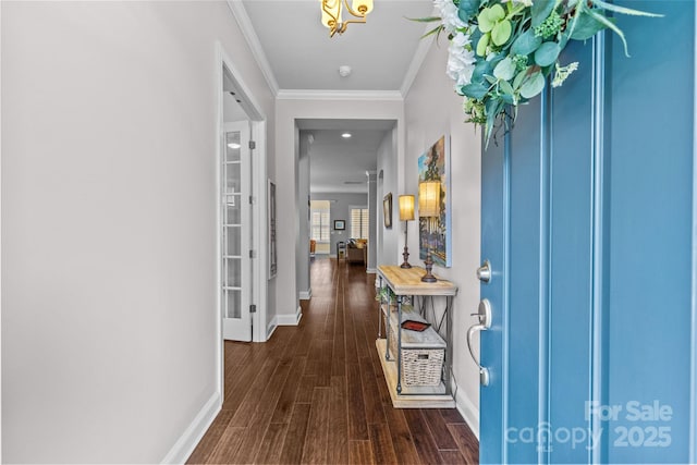 4928 Providence Country Club Dr, Charlotte, NC 28277 - entrance foyer featuring wood finished floors and crown molding
