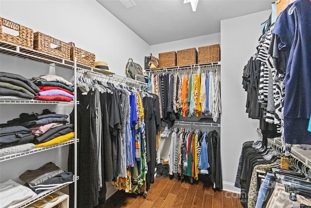 4928 Providence Country Club Dr, Charlotte, NC 28277 - spacious closet featuring wood finished floors