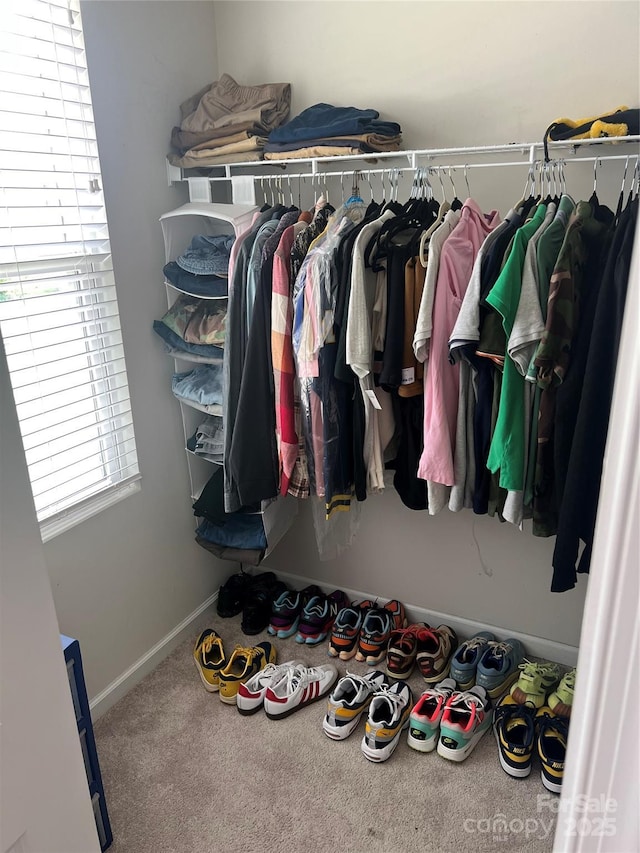 1076 Tangle Ridge Dr SE, Concord, NC 28025 - spacious closet with carpet