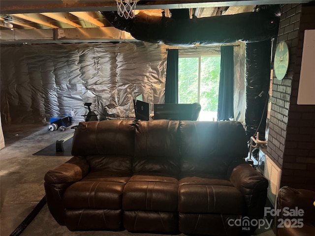 1076 Tangle Ridge Dr SE, Concord, NC 28025 - living room with concrete flooring