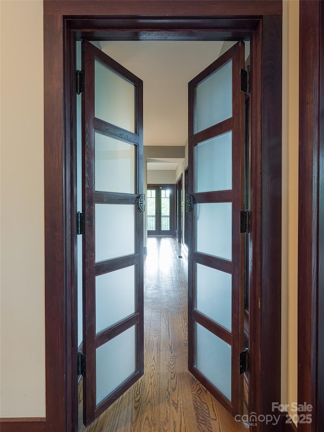935 Whites Lake Blvd, Saluda, NC 28773 - corridor featuring wood finished floors