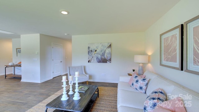 12 Wildbrook Dr, Waynesville, NC 28785 - living area featuring wood finished floors and recessed lighting