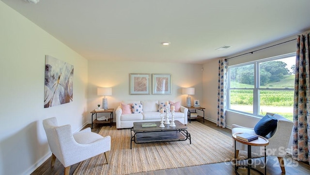 12 Wildbrook Dr, Waynesville, NC 28785 - living area with wood finished floors