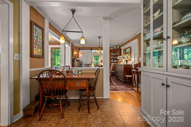 85 Red Bird Rd, Tryon, NC 28782 - view of tiled dining space