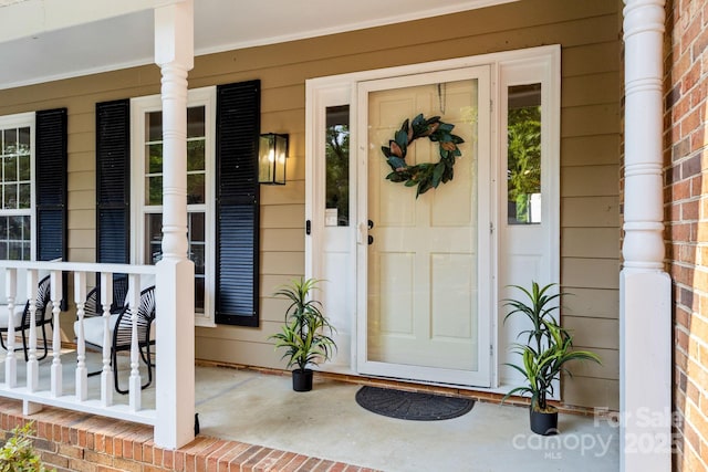 8806 Golf Ridge Dr, Charlotte, NC 28277 - entrance to property with a porch