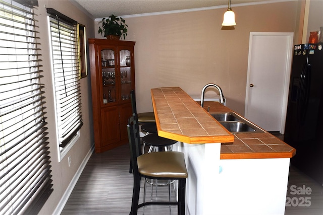 225 Emmett St, Rock Hill, SC 29730 - dining room with ornamental molding and dark wood-style floors