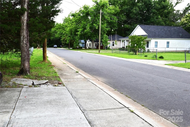 225 Emmett St, Rock Hill, SC 29730 - view of asphalt road with curbs and sidewalks